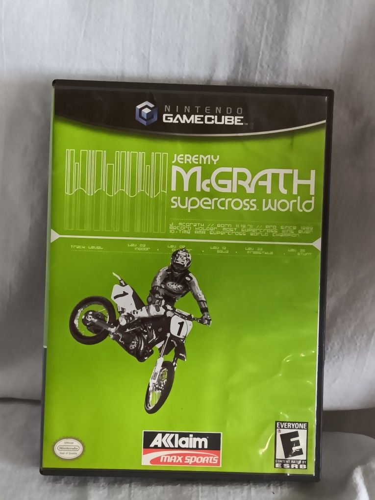 Jeremy McGrath Supercross World Nintendo GameCube Tested 