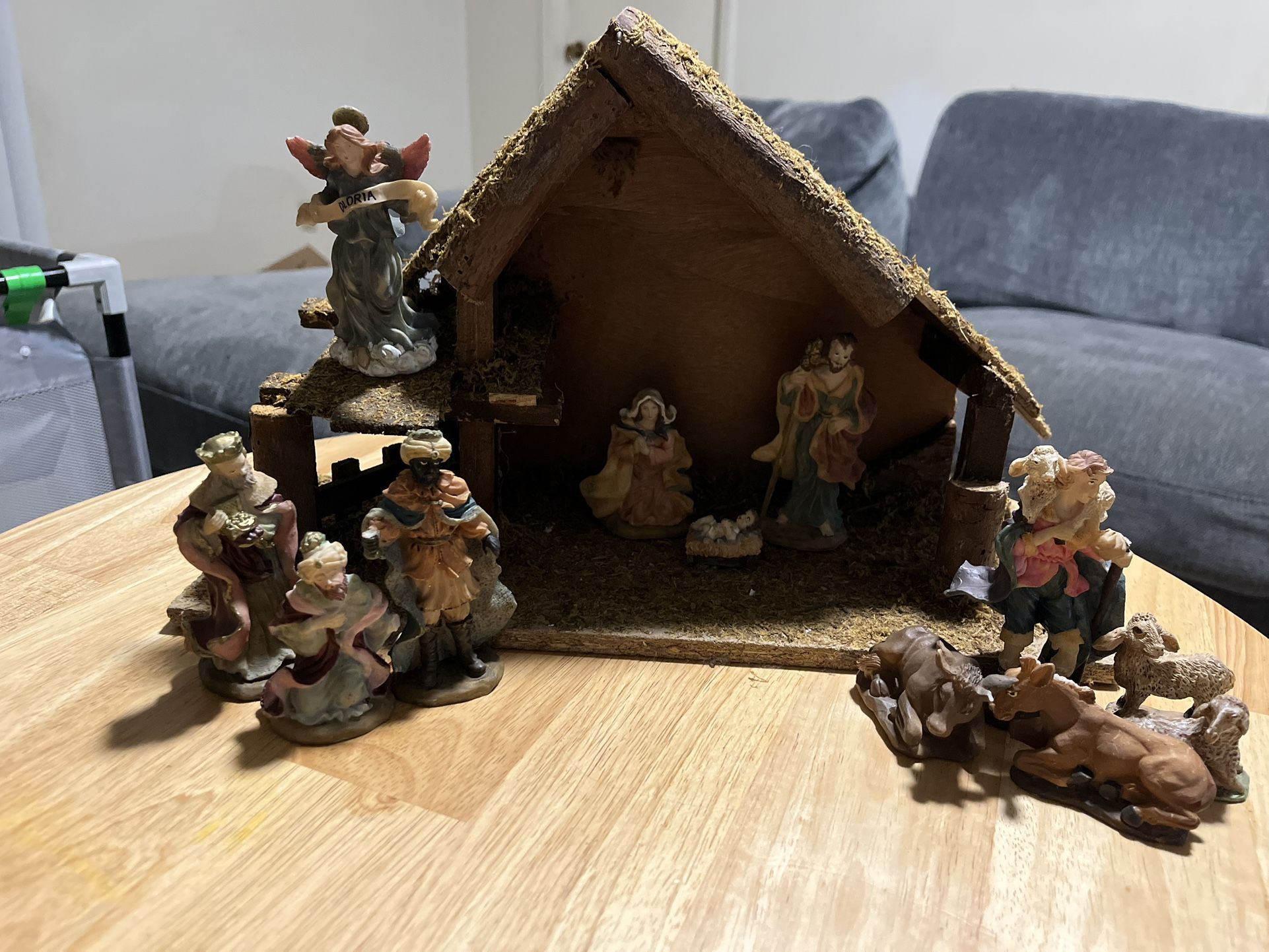 Vintage Nativity Set