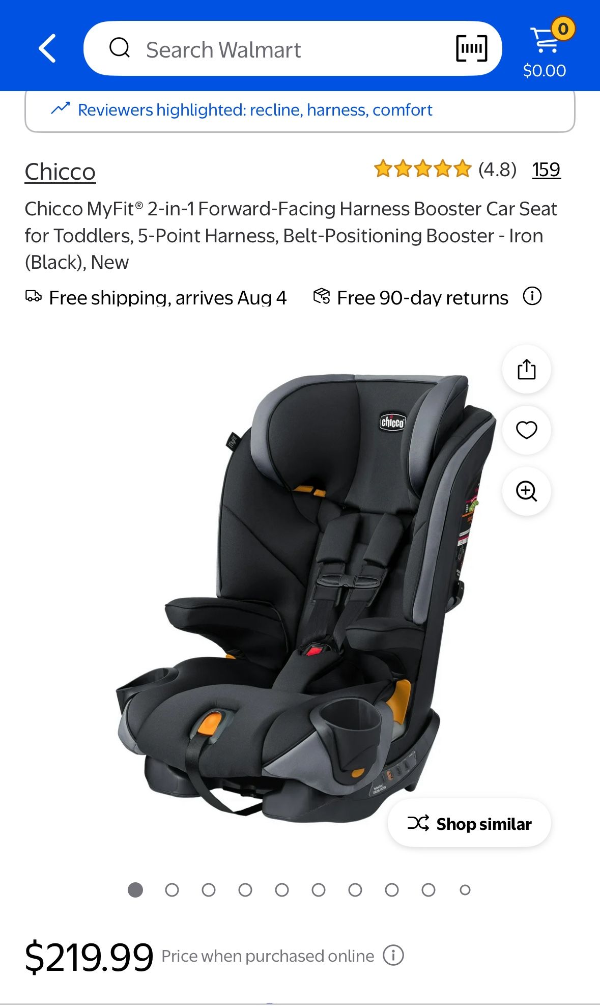 Booster Seat Chicco Nextfit Forward Facing Chicco Forward Facing