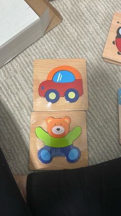 Wooden Toddler Puzzle Set