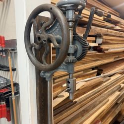 Vintage Post Drill Press *Click On Photo For Full Picture