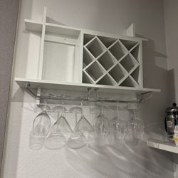 Wine Rack Wall Cabinet 