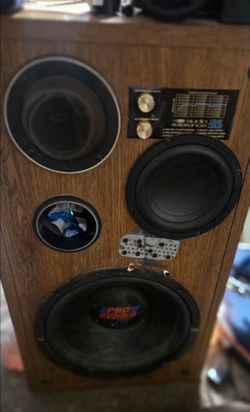 Old school pro series 12 with an 8 I built in the Box