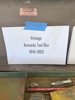Vintage Kennedy Kits K32X Tool Box