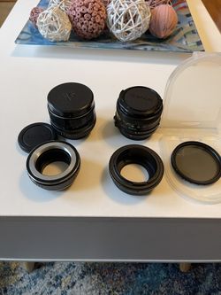 Antique Camera Lenses/ Adapter For Lumix G85