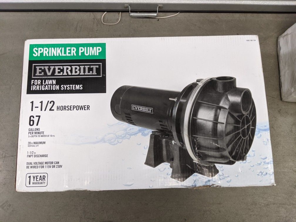 1-1/2 HP Lawn Sprinkler Pump by Everbilt