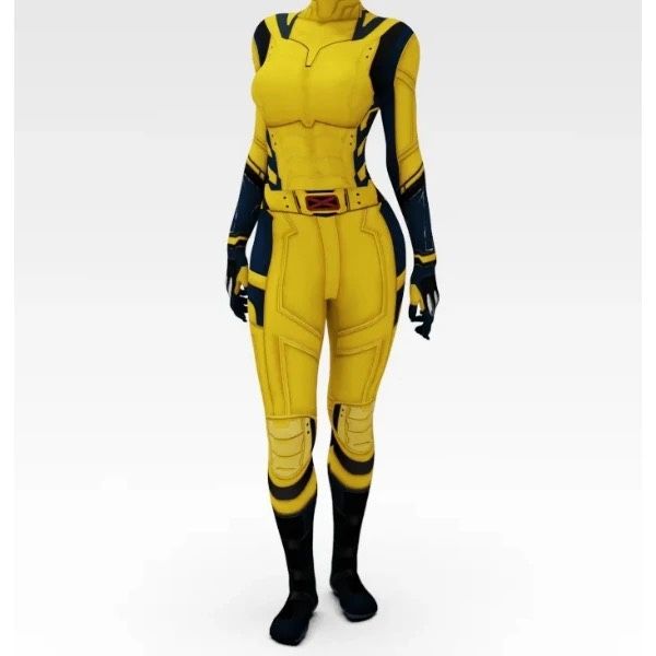 Wolverine Female Spandex Costume