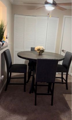 Dining table with for chairs