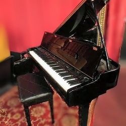 Samick SXP511 Digital Baby Grand Piano W/Bench - Tested Working. 2 keys Need Repair