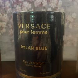 Versace Dylan Blue Pour Femme Eau de Parfum Spray, 3.4 oz.