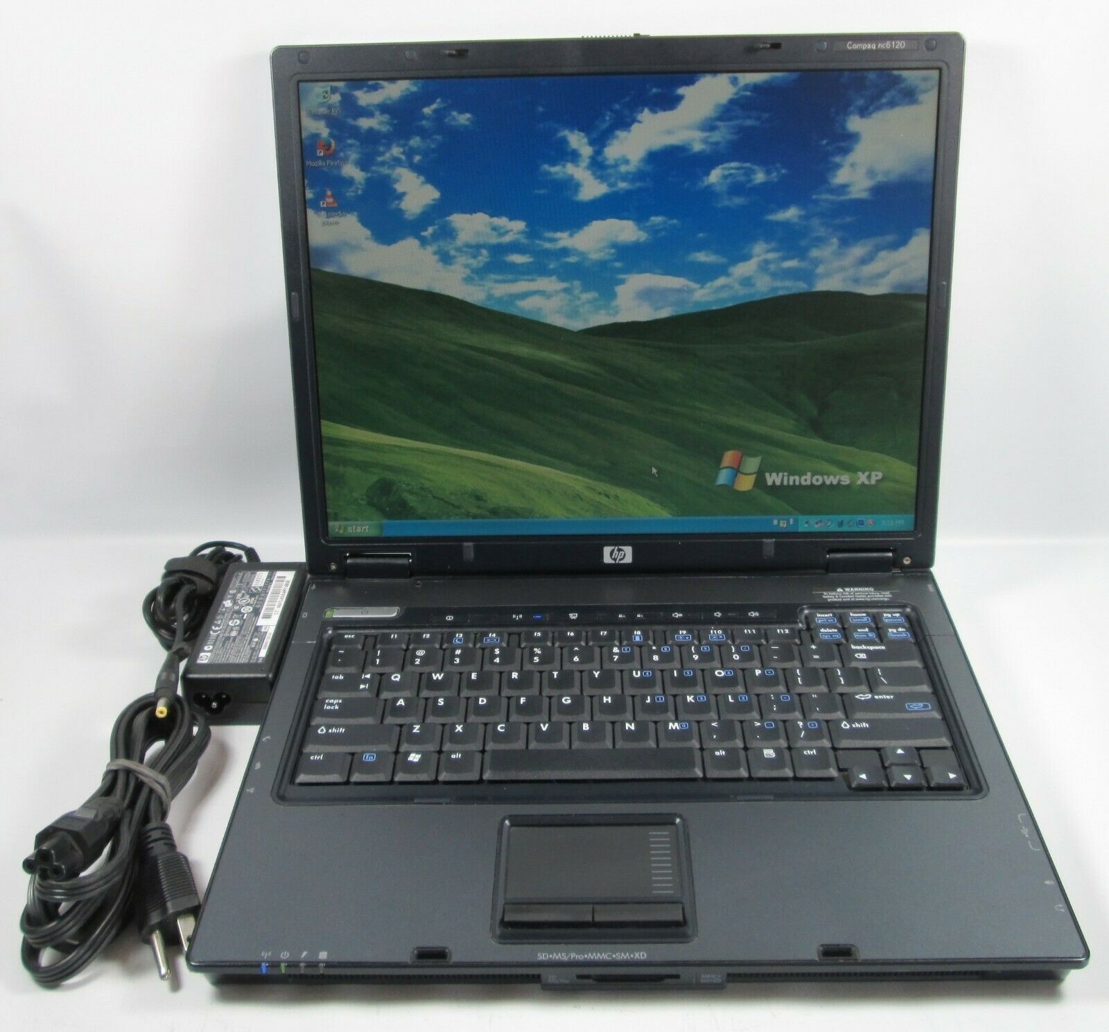 HP Compaq nc6120 15" Notebook Windows XP SP3, Office, Wifi, DVD (40GB 512MB)