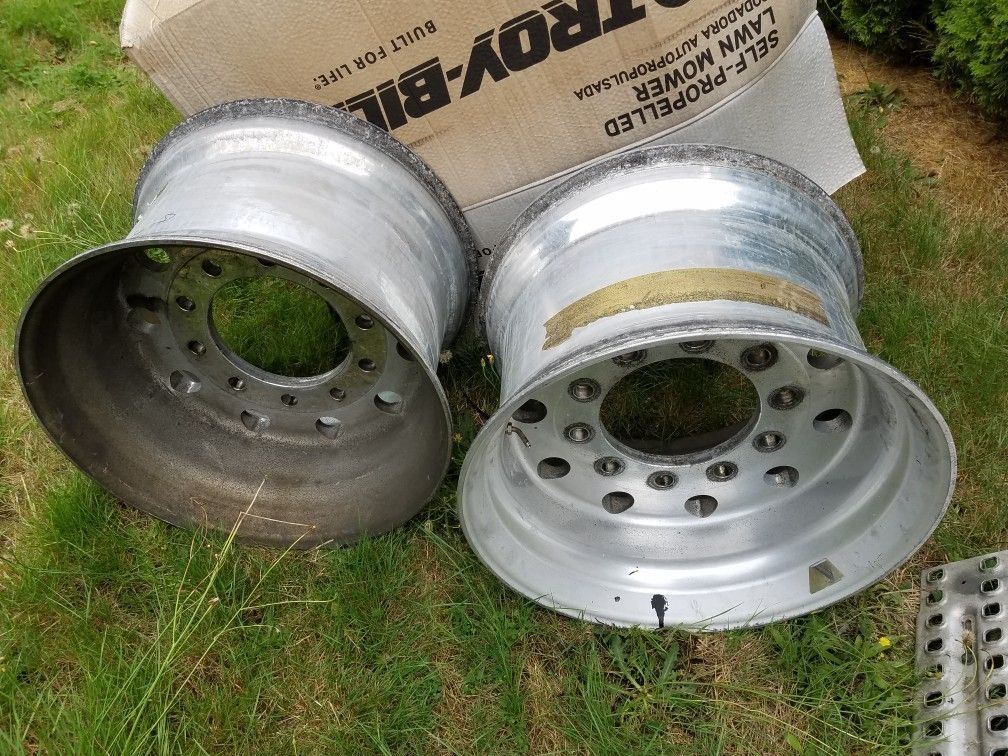 Smi truck aluminium wheels for drive axels and trailer