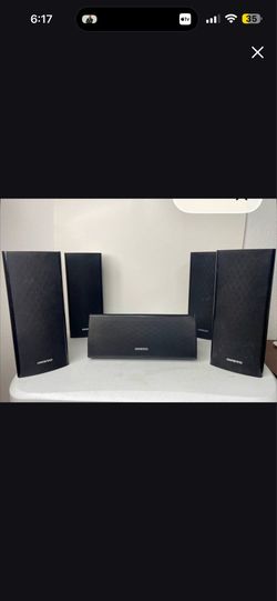 Onkyo 5 Speaker System Surround Sound Set (2) SKB-680 (2) SKR-680 (1) SKC-680