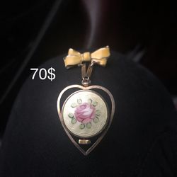 Antique Clock Pin