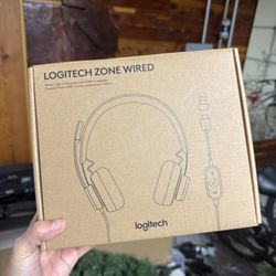 NEW IN BOX Logitech Zone Wired Headset USB-C Headset With USB-A Adapter