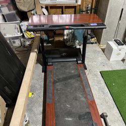 Treadmill With Standing Desk 