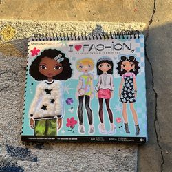 I <3 Fashion Fashion Design Sketch Set - 100 Stickers 