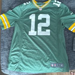 Aaron Rodgers green And Yellow Jersey 