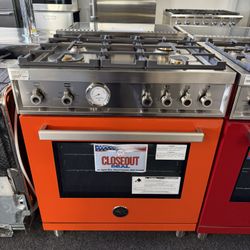 Bertazzoni Professional Series  PROF304GASARTLP 30 Inch Freestanding Professional Gas Range