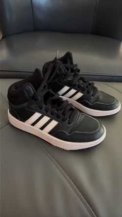 Boy, high top Adidas size one