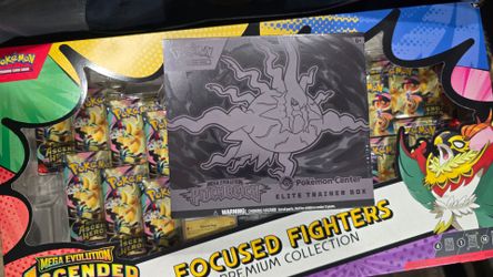 🔥 POKÉMON CENTER EXCLUSIVE! 🔥 
Factory Sealed Mega Evolution: Pitch Black Elite Trainer Box (PC ETB)