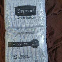 Depends  XXL package of 22