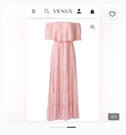 Venus Ruffle Off-The-Shoulder Tiered Maxi Dress
