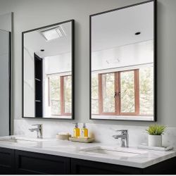 Bathroom vanity mirror for wall, pack of 2