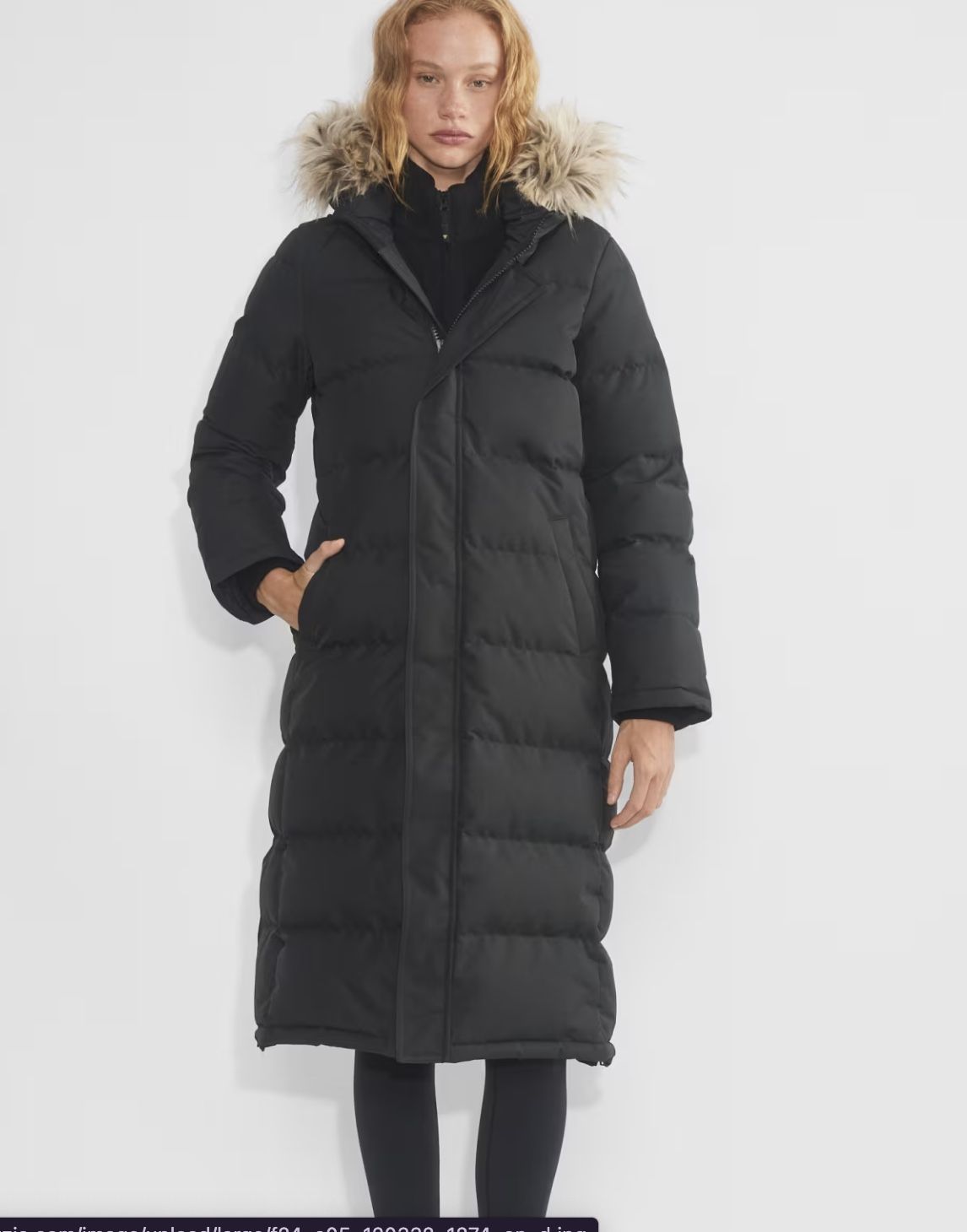 Parka black Aritzia M