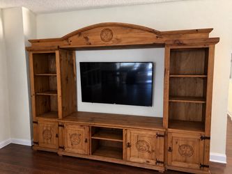 Wooden Entertainment Center