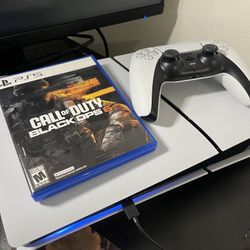 Play Station 5 With Cod And One Controller 