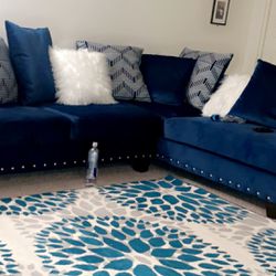 Emerson Blue Sectional 