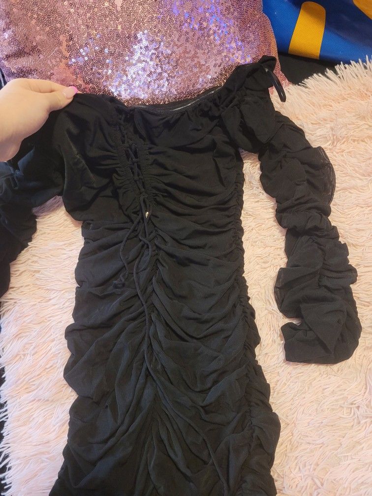 Black Snaches Dress