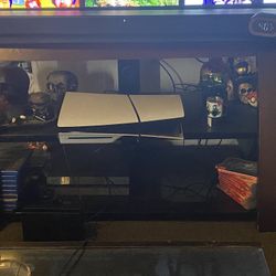 Tv Stand Double Shelf 