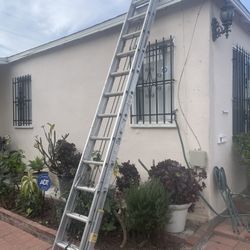 Excellent Condition, 24 Feet Werner And More Size Is Available Aluminum Extension, Ladders