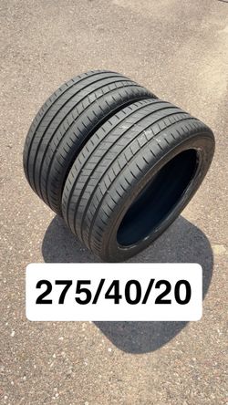 (2)275/40/20 Bridgestone Alenza 001 RFT 106W