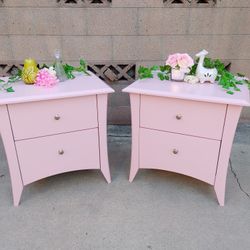Beautiful Pink Nightstands