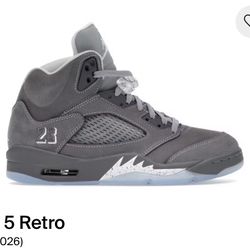 Wolf Grey Jordan 5 