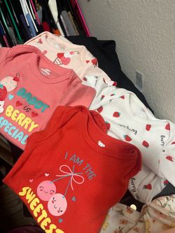 BabyGirl Berry/ Icecream Body Suit 3-6m