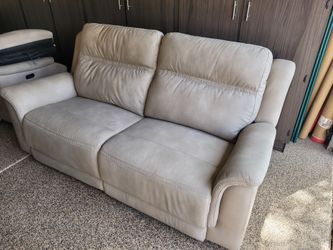 Next-Gen DuraPella Performance Fabric Dual Power Reclining Sofa from Ashley Furniture