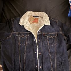 Levi's Sherpa Trucker Men's Jacket, Mays - Size XL