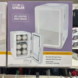 Personal chiller led lighted Mini Fridge 