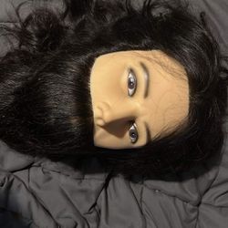 Hair Mannequin Heads And 2 Table Vice Holders Included. 