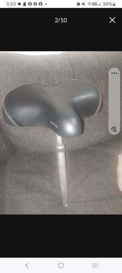 Schwinn Wide Comfort Bike Seat with Shock Absorber Post