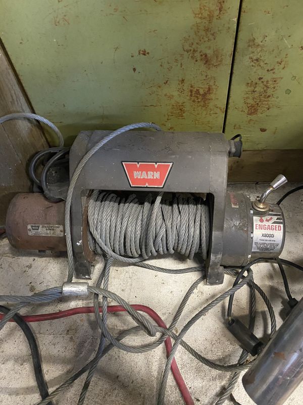 Warn winch x8000i for Sale in Rochester, WA OfferUp