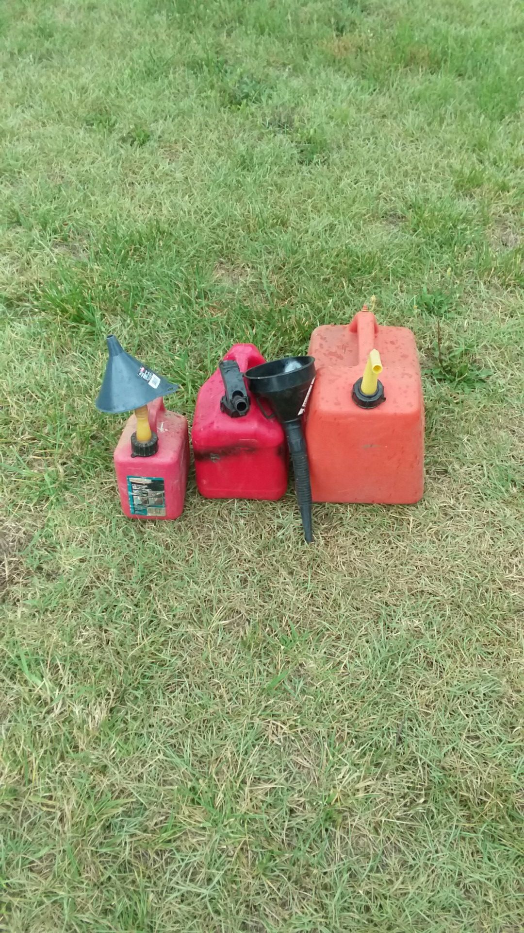 Gas cans and fumbles