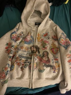 Zip Up Jesus Hoodie