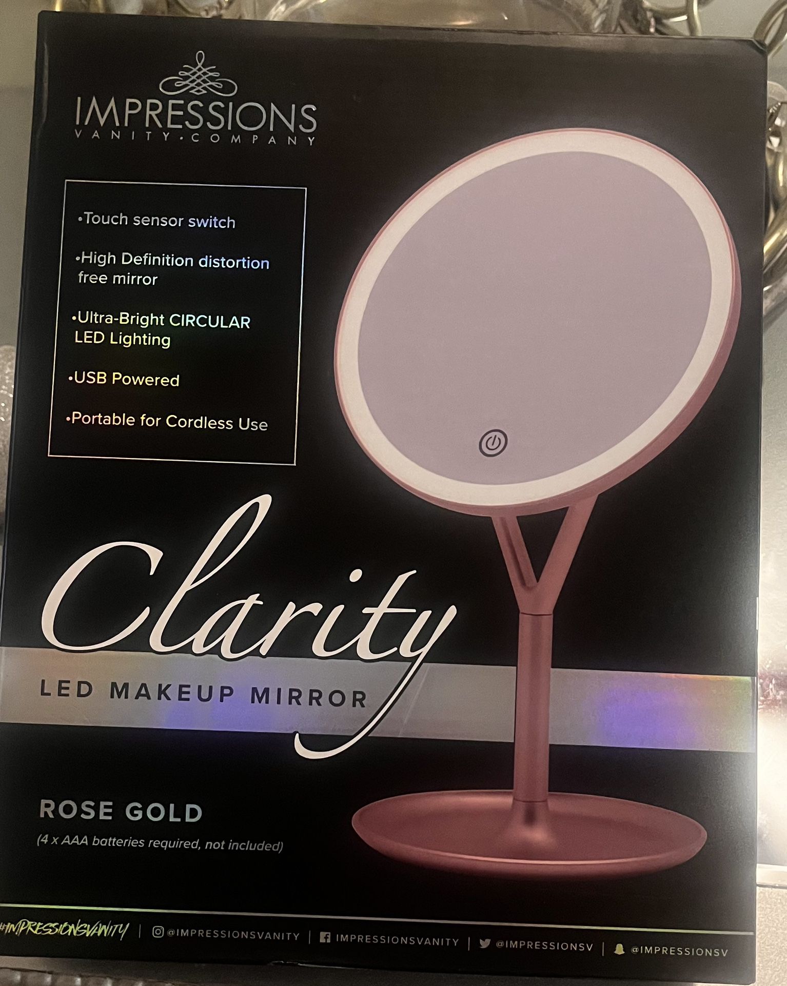 Clarity LED Makeup Mirror