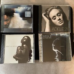 4 CD’s- Adele, Sade, Macy Gray, Sophie B Hawkins