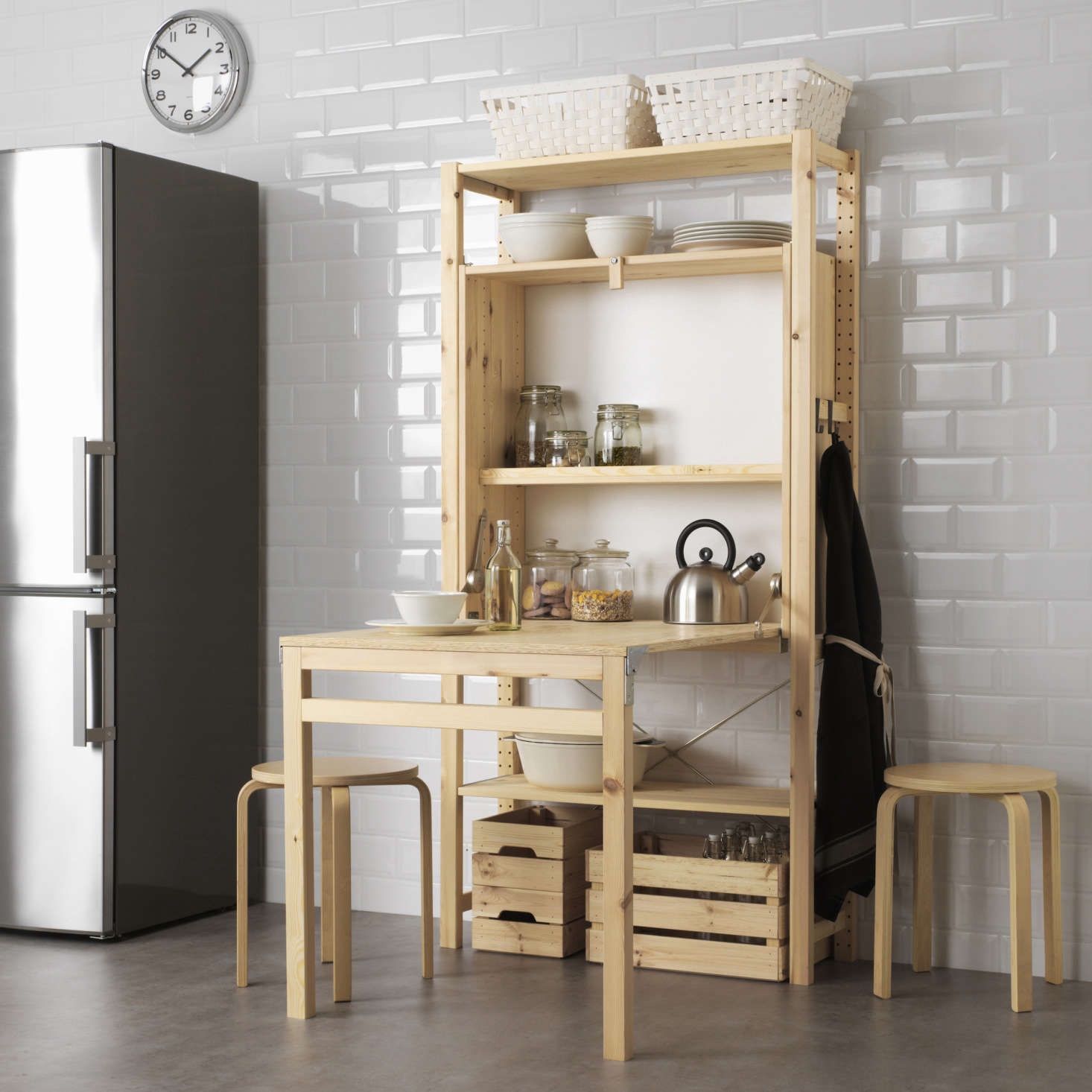 IKEA IVAR Shelf with Folding Table